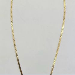 14K Yellow Gold Snake Chain 18”