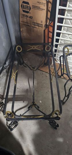Glass/ Metal end & coffee table.
