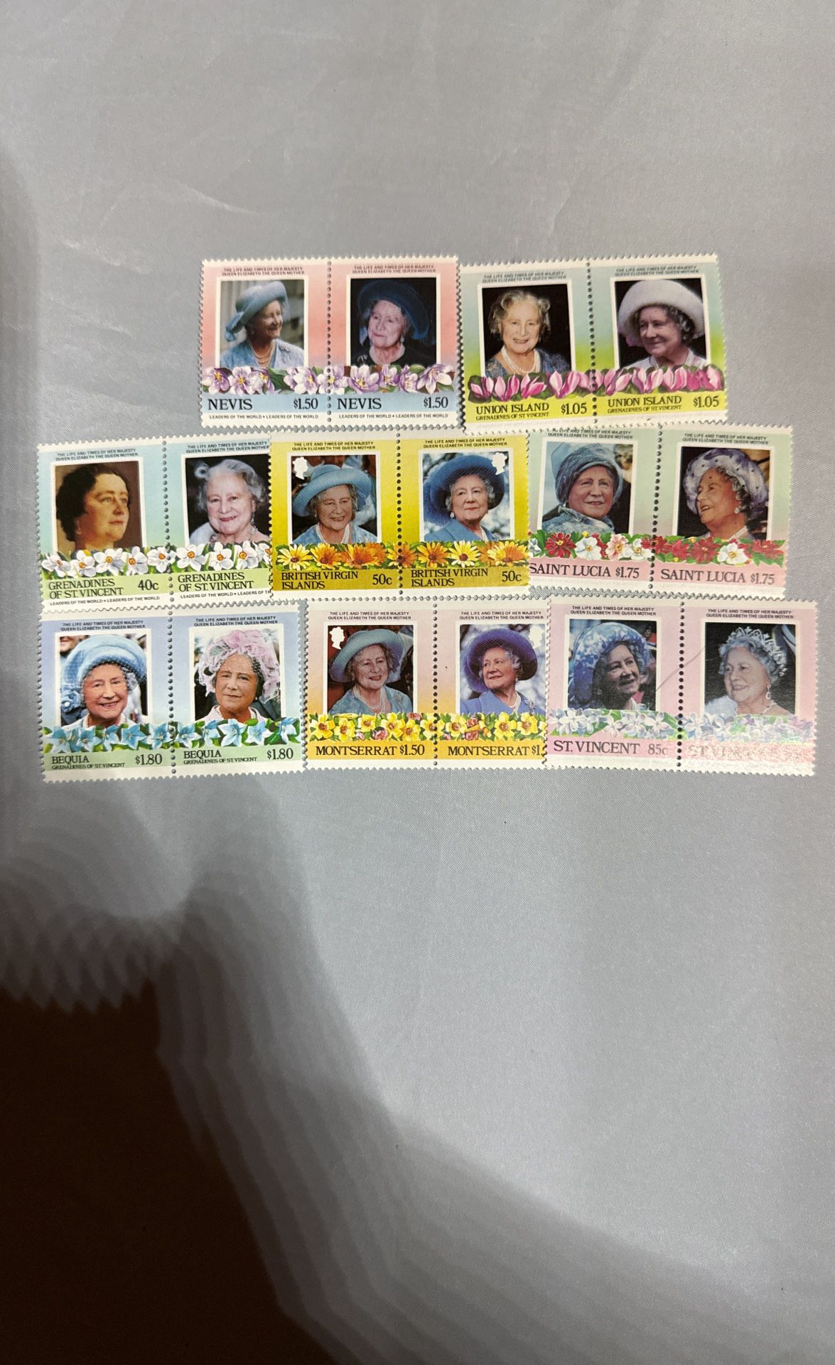 Stamps 1985-86 Commonwealth 8 Sets Countries