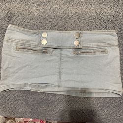 Kimchi Blue Denim Mini Skirt XL