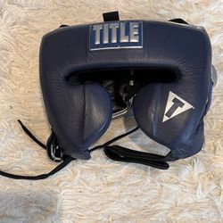 TITLE Boxing Royalty Leather Training Headgear
