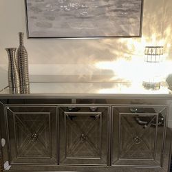 Mirror 3-Door Credenza – $250