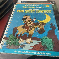Fisher Price  Walt Disney The Quiet Cowboy Book Mickey 