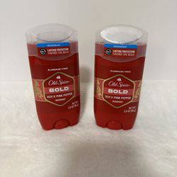 Old Spice BOLD Deodorant Pink Pepper Scent 2 Pk