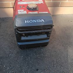 Honda generator with electric start and pull start model EU3000is inverter everything works great and runs great no trades can deliver 
