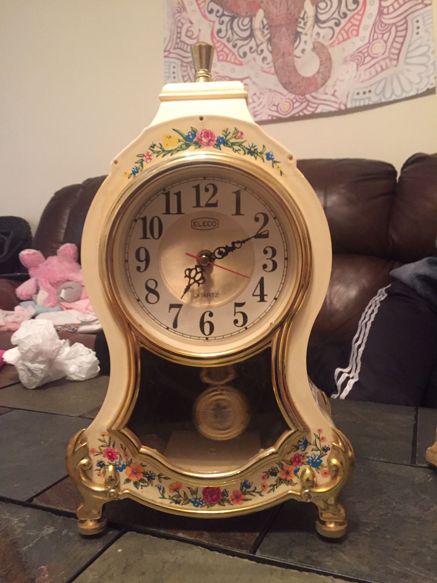 Rare Vintage Eleco Quartz Clock