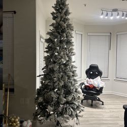 Fake Snow Christmas Tree