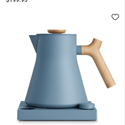 Fellow Corvo EKG Pro Electric Kettle – Hazy Blue & Maple (Open Box)