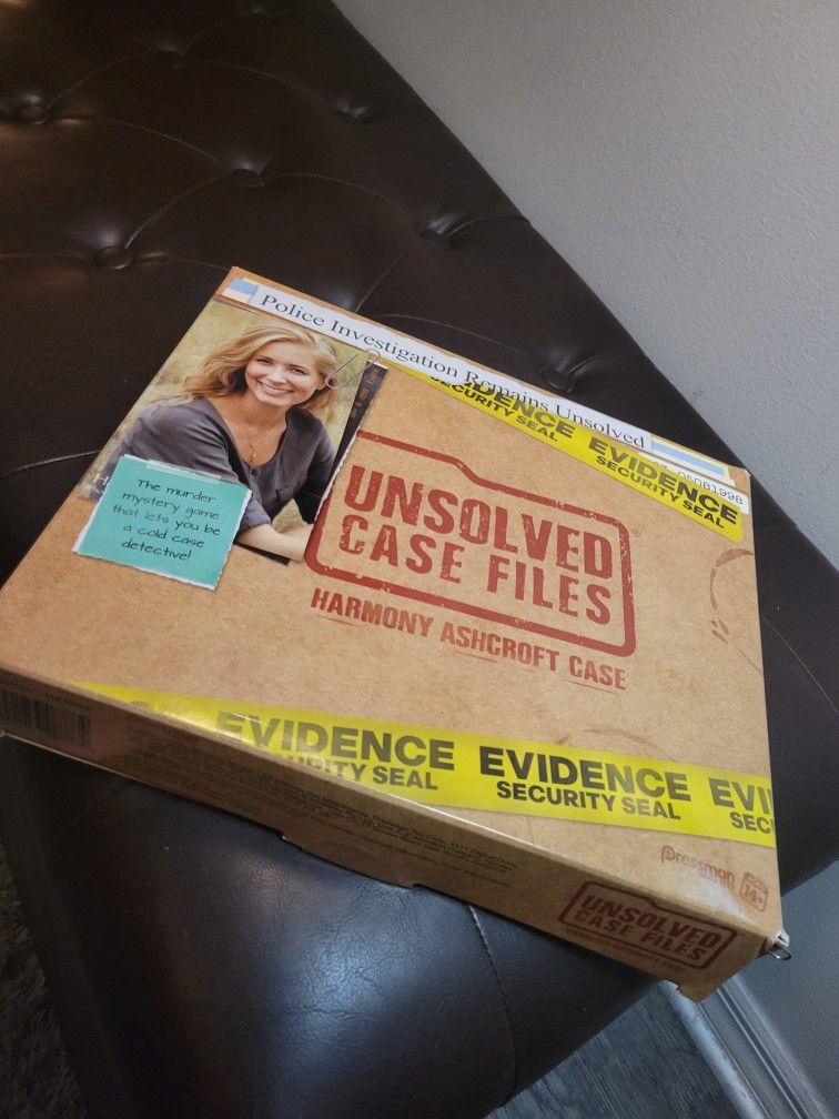 Unsolved Case Files Murder Mystery Game