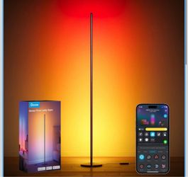 Govee RGBIC Floor Lamp Basic, 1000lm LED Corner Lamp, Black