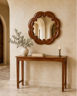 2-Piece Like NEW WayFair FOYER CONSOLE TABLE & Wall Mirror