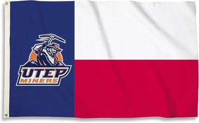 NEW BSI NCAA College Texas El Paso Miners 3 X 5 Foot Flag with Grommets