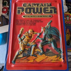 Vintage Captain Power Action Figure Case