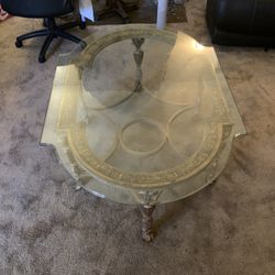 Antique Glass Table