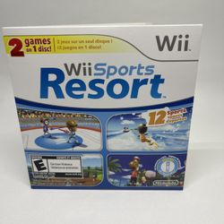 Wii Sports ~ Wii Sports Resort ~ Nintendo ~ 2 In 1 Disc !!