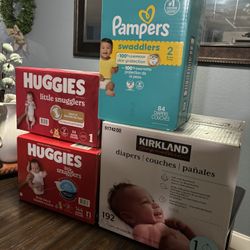 Diapers Package All 4 For $75