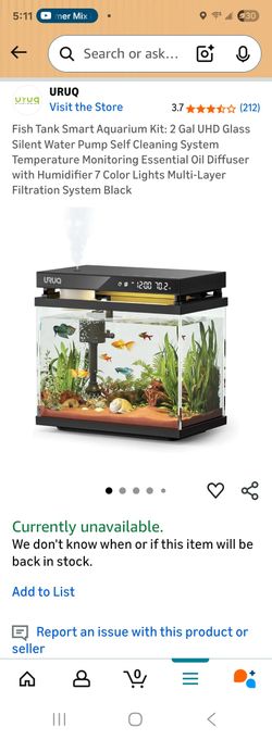 Fish Tank Smart Self cleaning Aquarium Oil Diffuser 