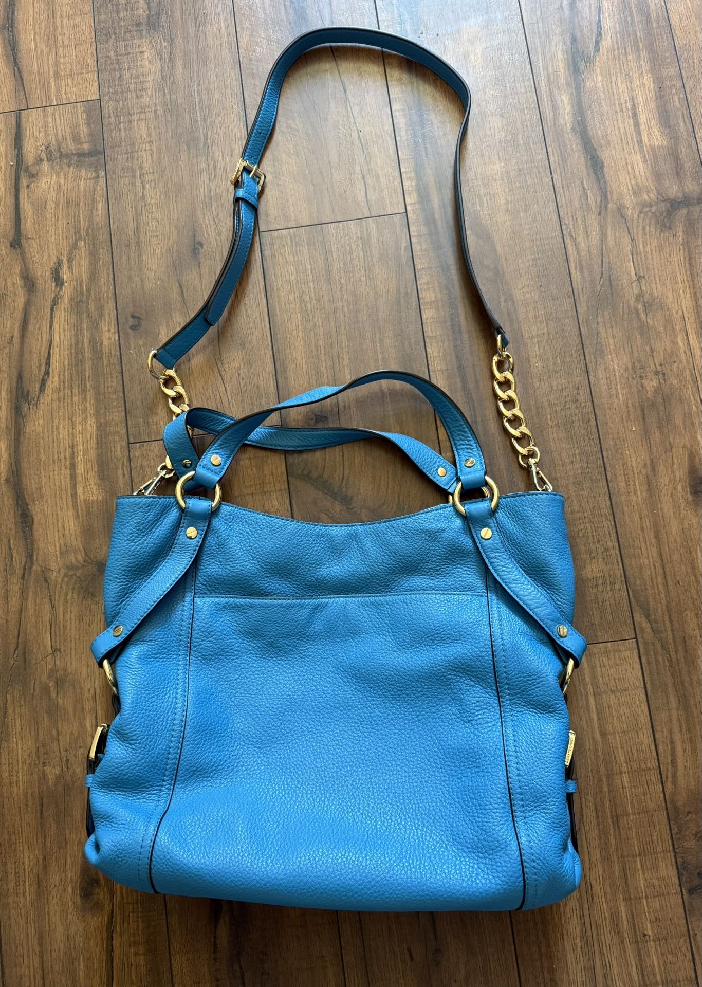 Vintage Michael Kors Aqua Blue Purse Large