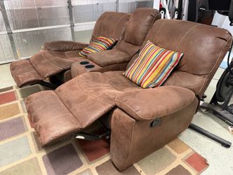 Reclining love seat
