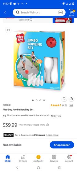Kids bowling pin set