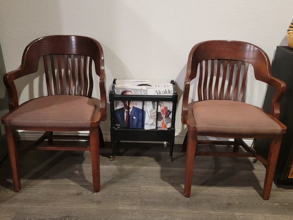 Two Vintage Office Chairs