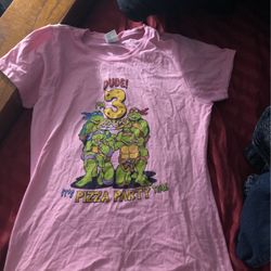 Ninja Turtle Pink Shirt