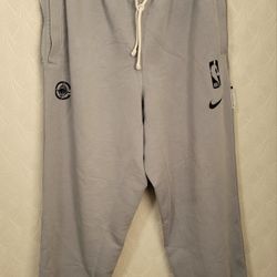 Nike Standard Issue DRI Fit NBA LA Clippers Gray Jogger Sweatpants Mens Large