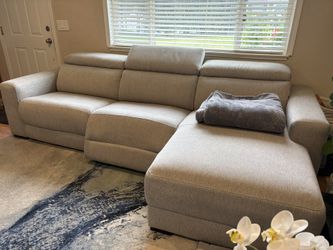 Two Macys Reclining Sectional Sofas