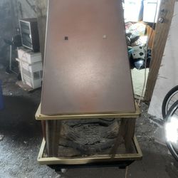 Mid Century Arvin Electric Fireplace