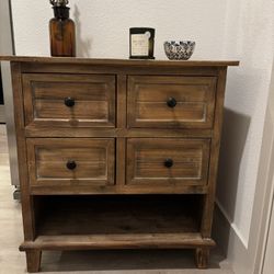 Wooden Entryway Cabinet 