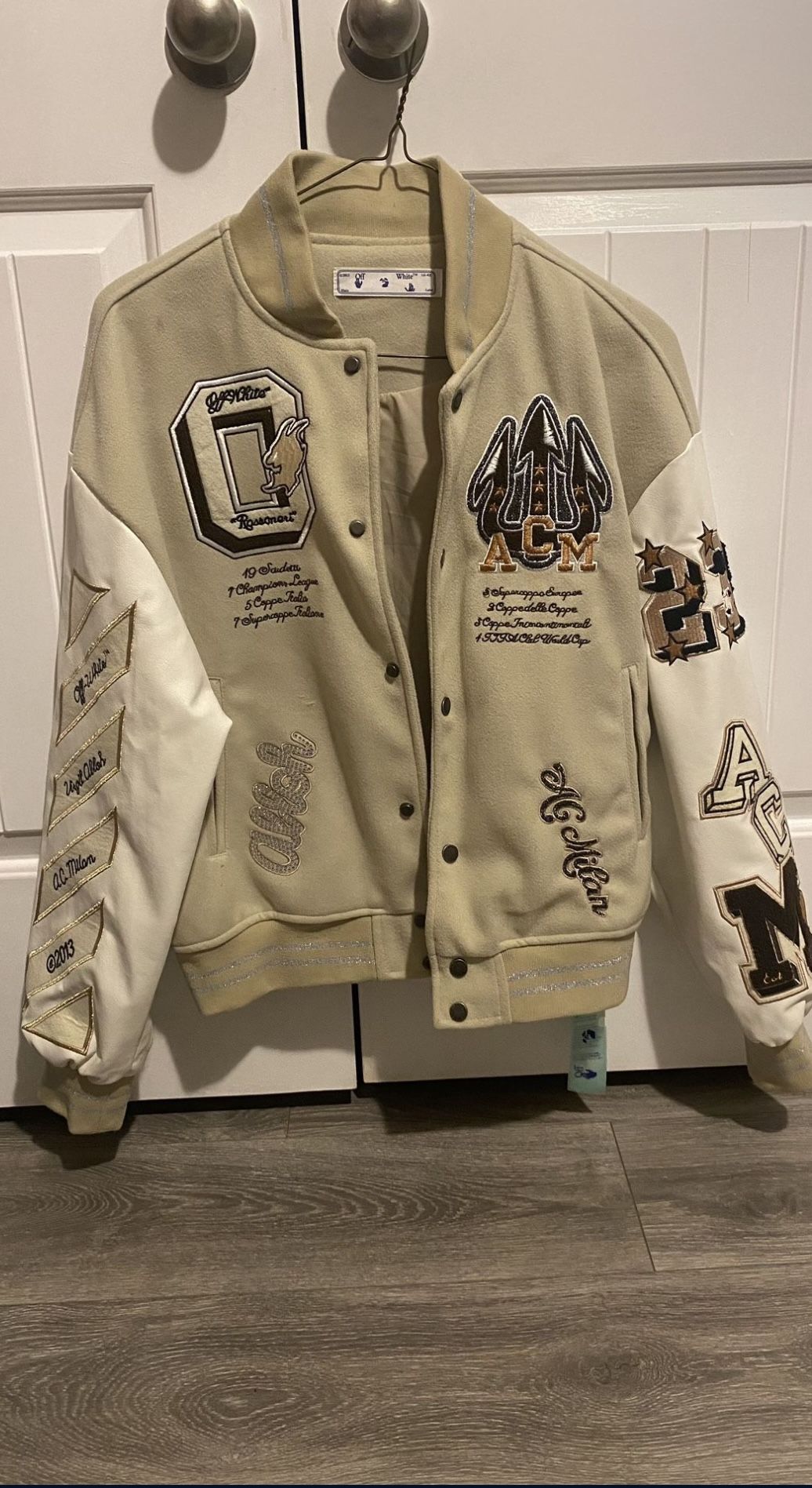 Off White Varsity Jacket