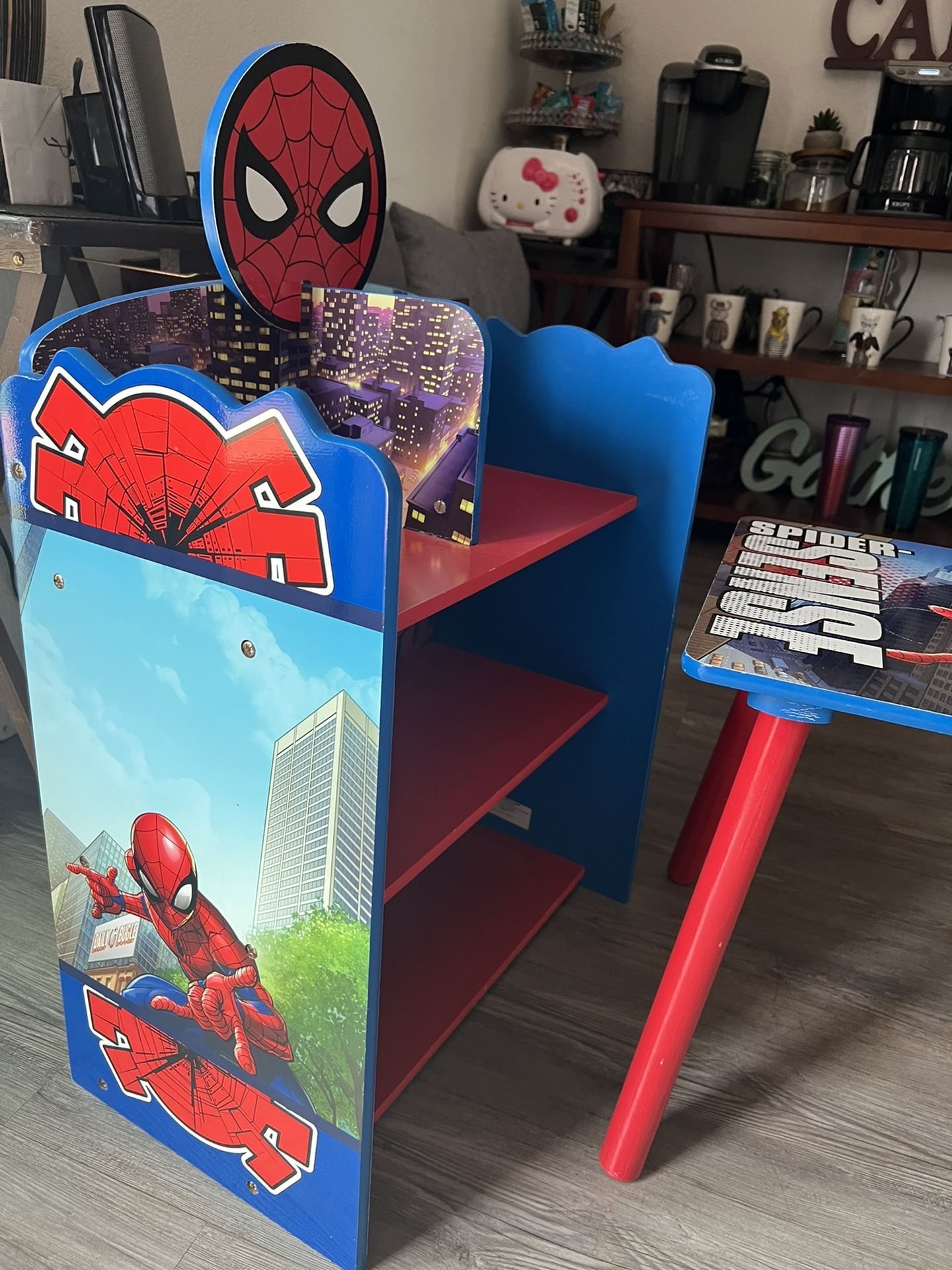 Spider-Man Bookshelf And Table