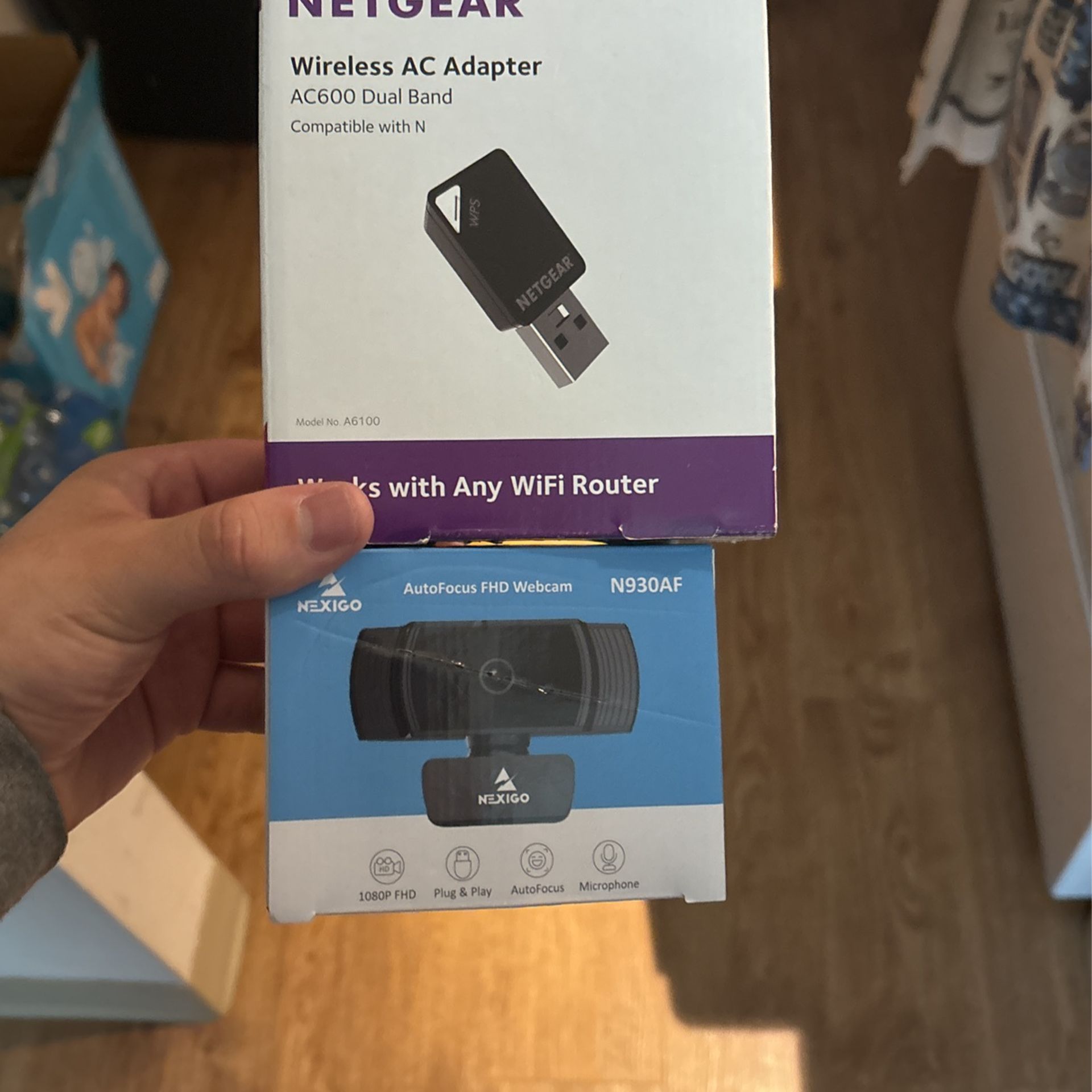 Netgear Wireless Ac WiFi Adapter, Nexigo N930AF Web Cámara