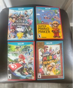 Nintendo Wii U Games Bundle of 4