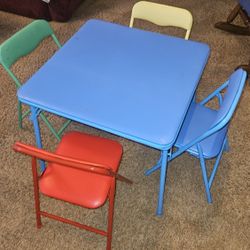  Kids Colorful Table/Chairs 