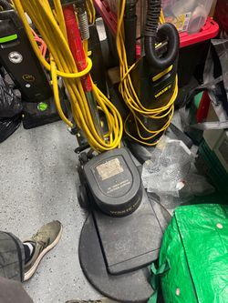 Commercial wax polisher machine cleaner