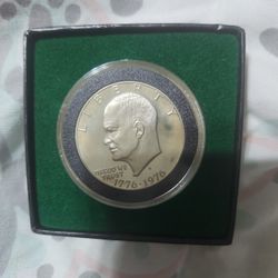 Bicentennial Silver Kennedy Dollar