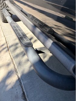 Hummer H3 Step Up Nerf Bar Rails