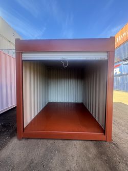 10FT STORAGE CONTAINER w/ ROLL-UP DOOR – CLEAN & READY