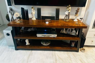 CONSOLE FOR  TV  3 IN 1  SOLID WOOD  