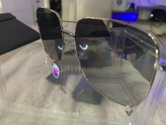 Dior square metal frame sunglasses authentic new condition