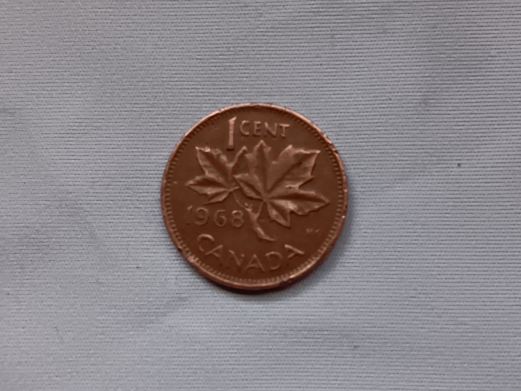 1968 Canadian Penny