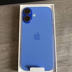 Blue iPhone 16