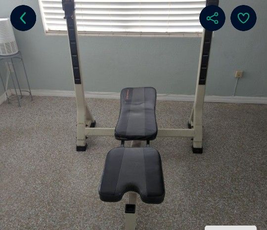 Olympic Size Weight Lifting Bench- Adjustable