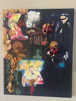 Original mixed media wall art