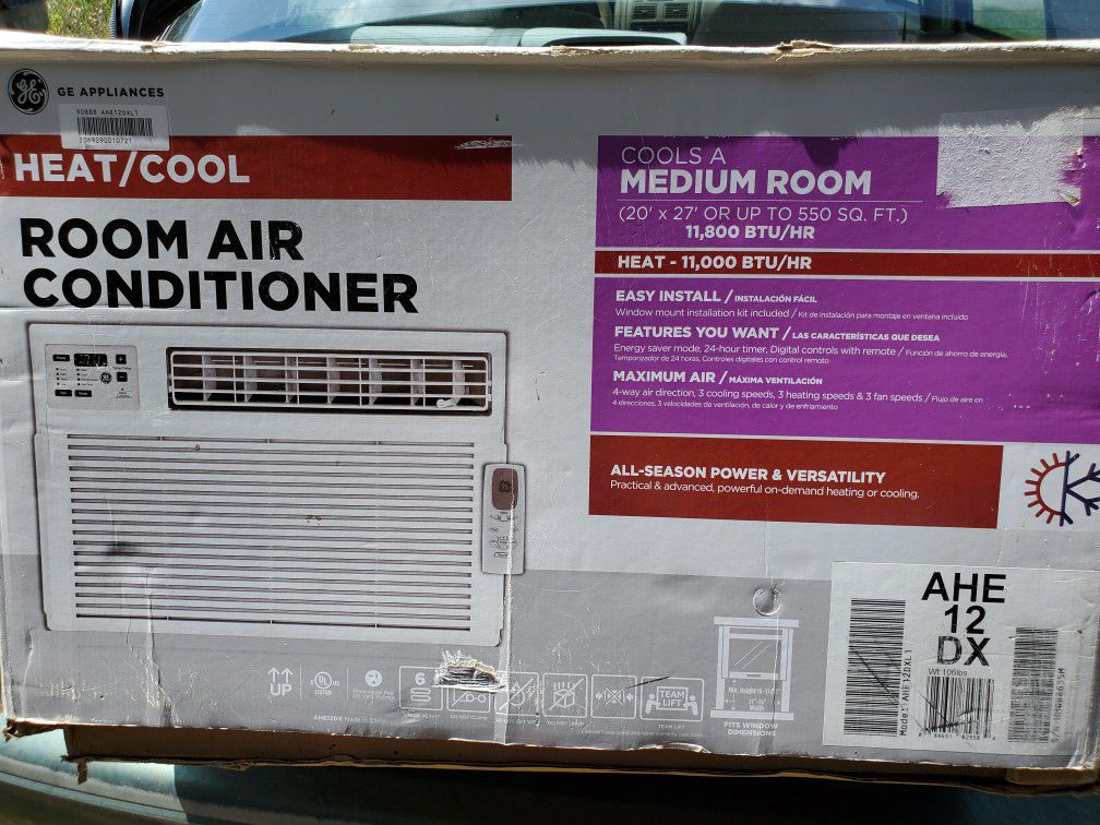 Window Air Conditioner & Heat 12,000 BTU's 230v