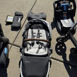 Uppababy Cruz Stroller and Mesa Car Seat