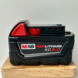 Milwaukee 48-11-1850 M18 XC5.0 REDLITHIUM Extended Capacity Battery