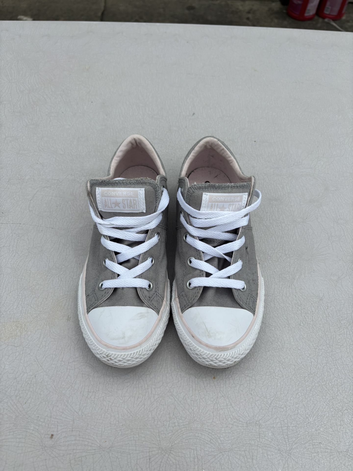 Converse Low Top Grey White Pink