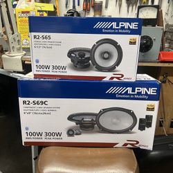 Alpine Type R2 Premium Hi-res  Speakers Complete 5ch System 